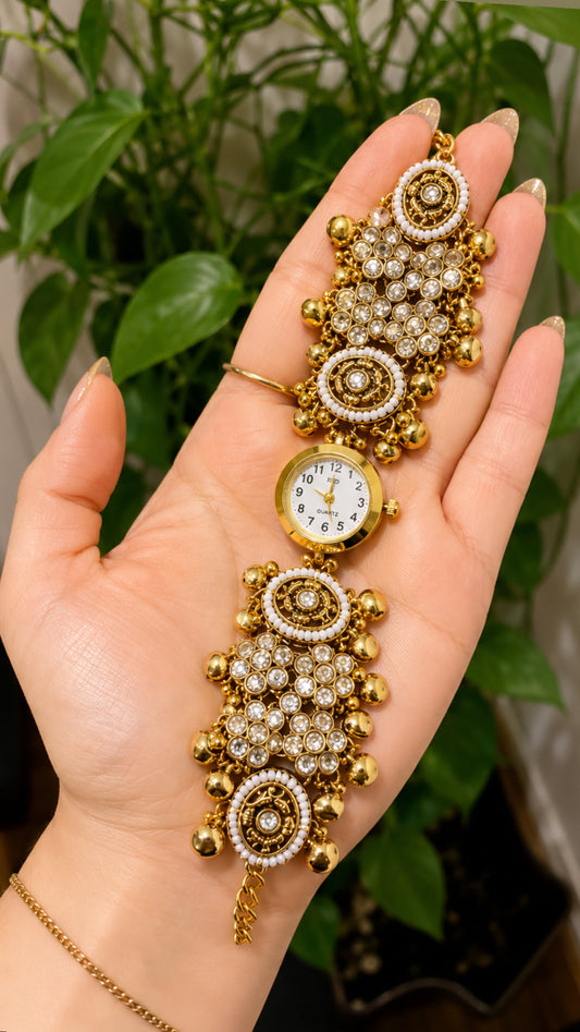Krishma Heritage Ghungroo Watch-Adjustable