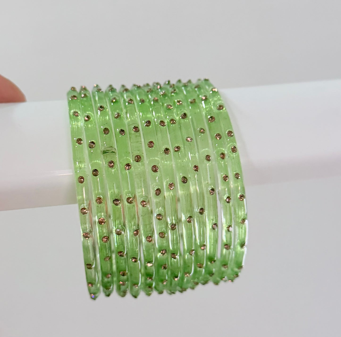 Sophia Glass Bangle Set