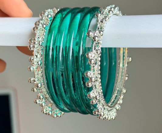Nandini Glossy Bangle Set