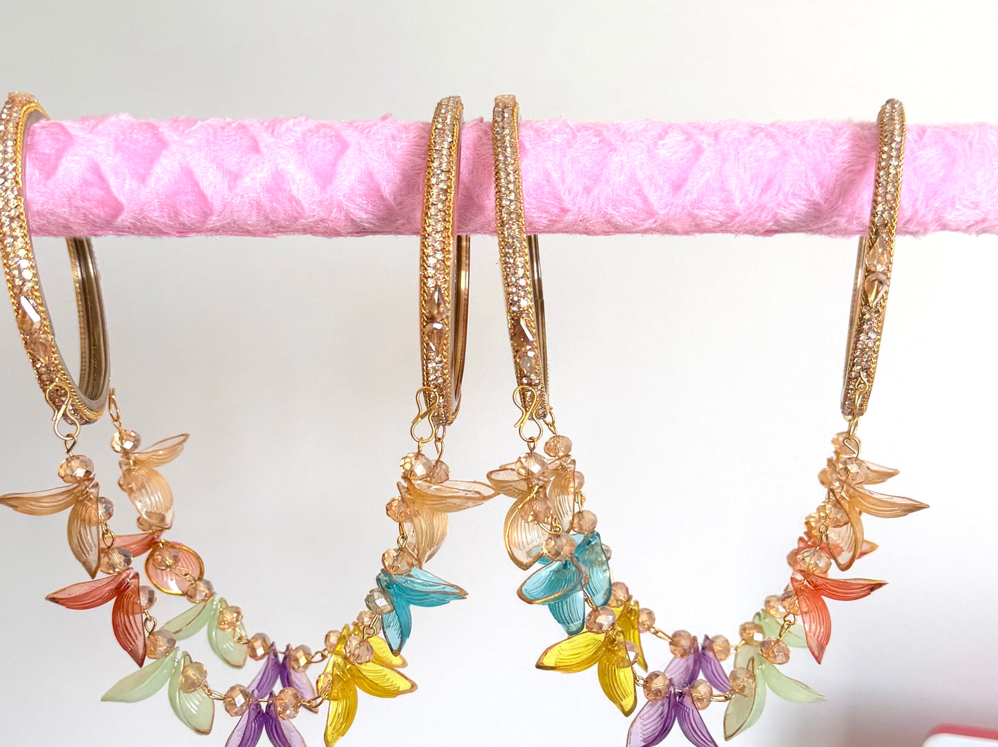 Sumaira Hanging Style Bangle Set (Set of Two)