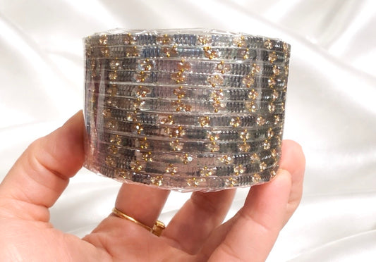 Sophia Glass Bangle Set