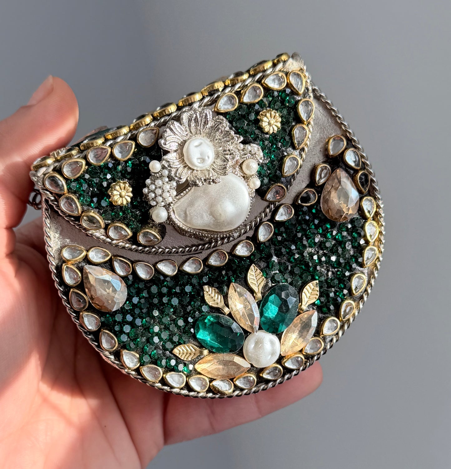 Mini Turkish Clutch With Detachable Chain