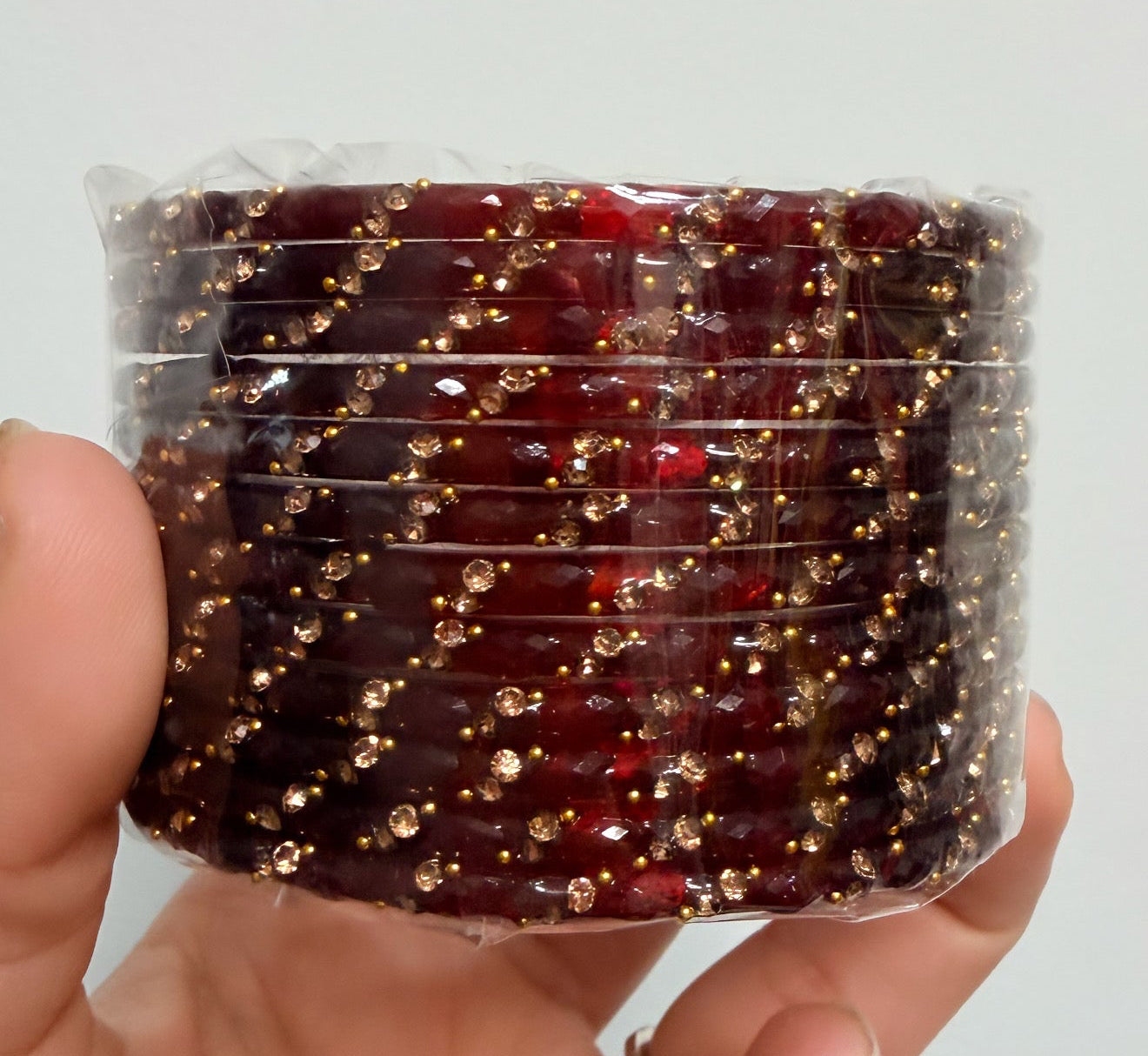 Sophia Glass Bangle Set