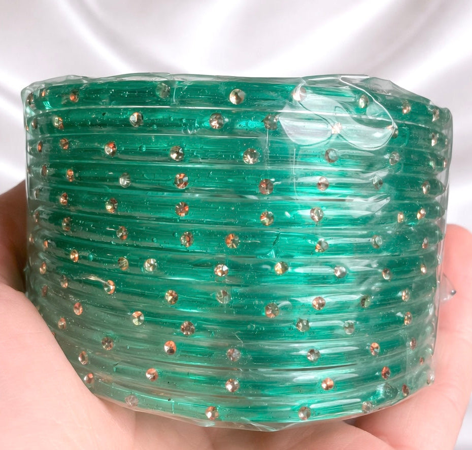 Sophia Glass Bangle Set