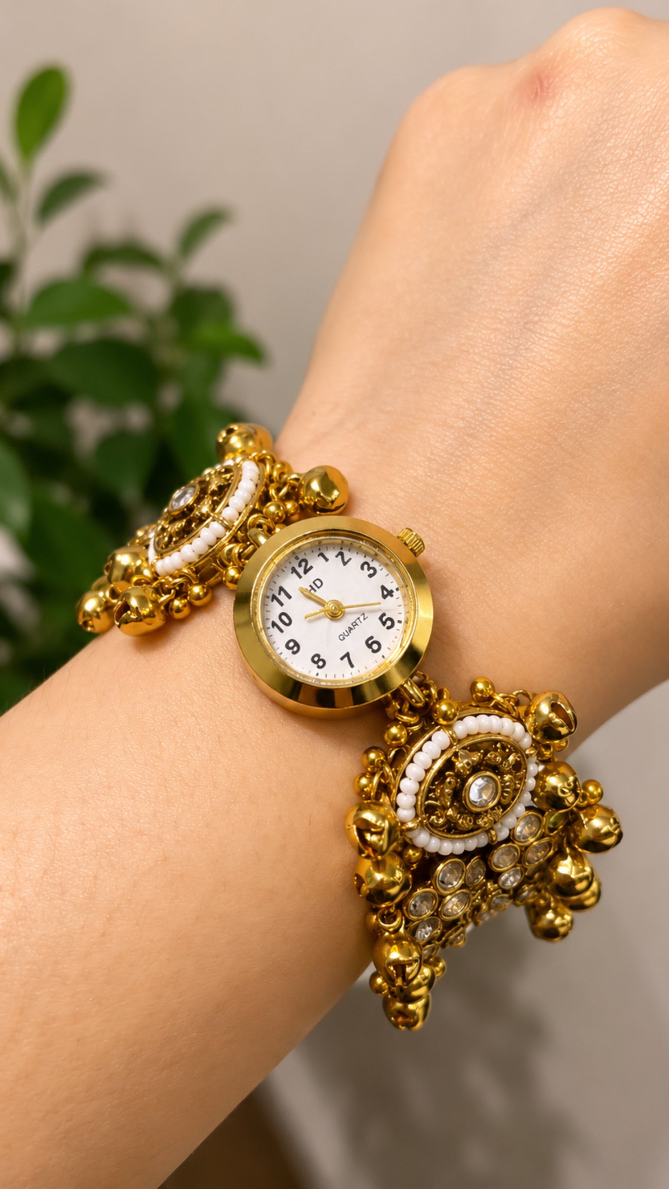 Krishma Heritage Ghungroo Watch-Adjustable