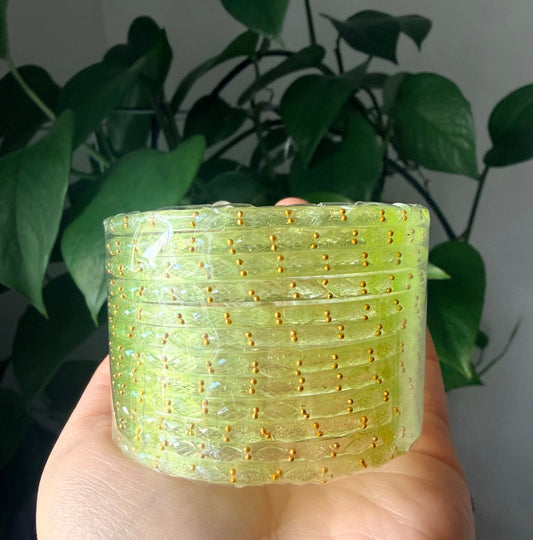 Sophia Glass Bangle Set