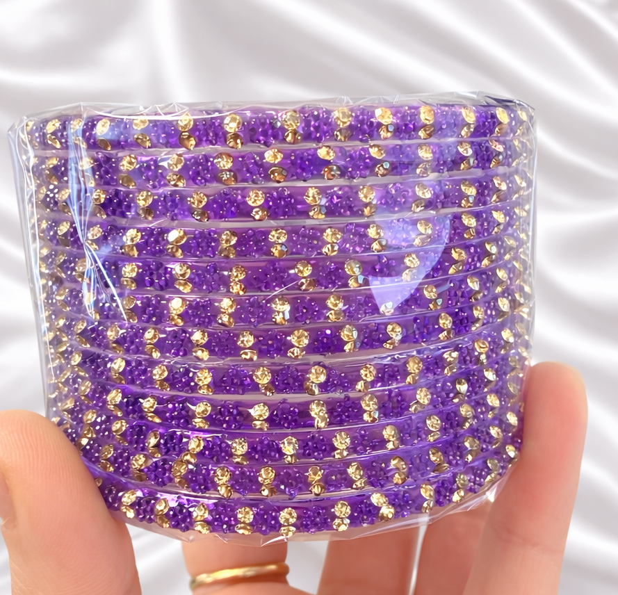 Sophia Glass Bangle Set