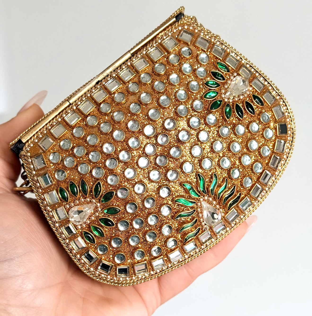 Naina Mini Kundan Clutch