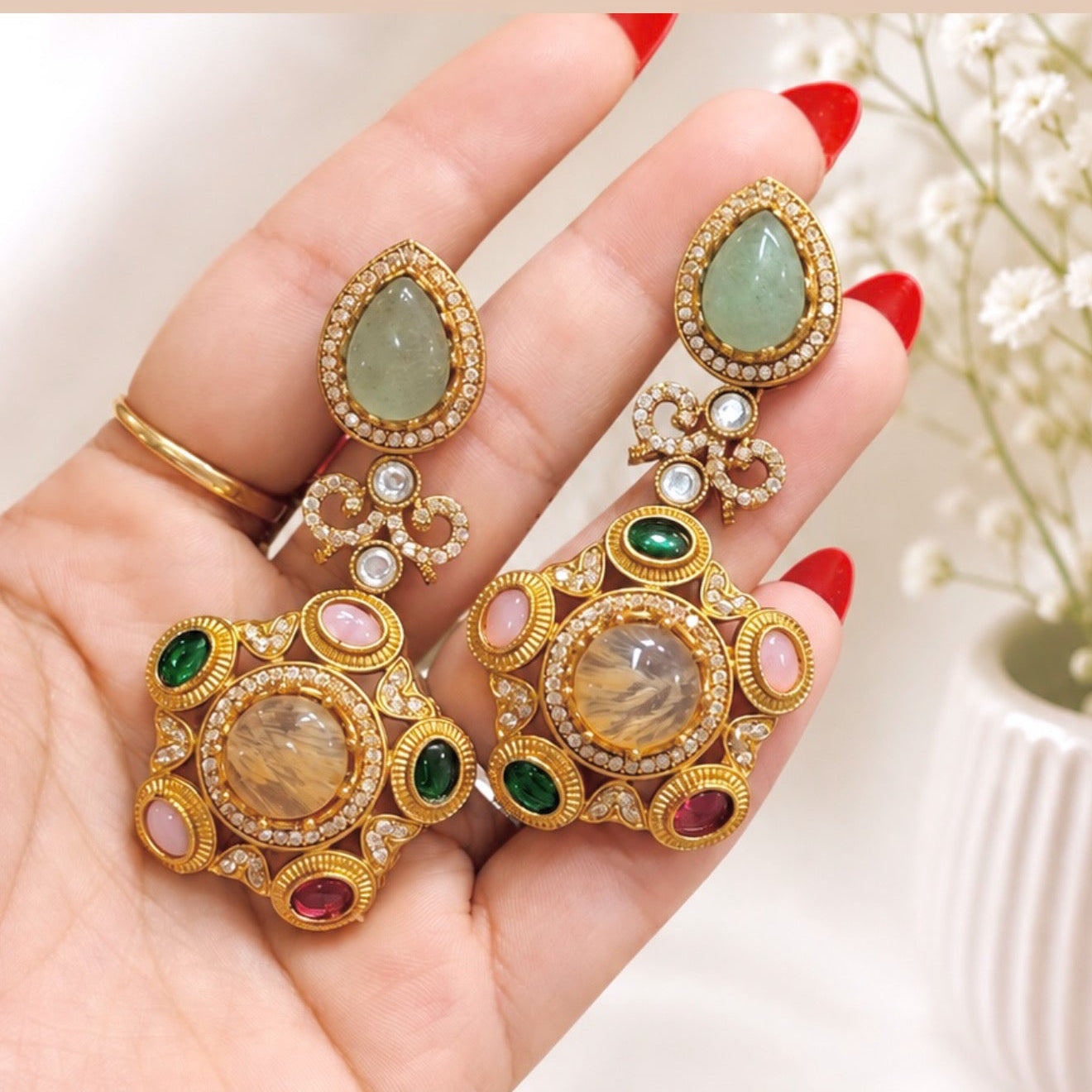 Sana Sabya Inspired Necklace Set