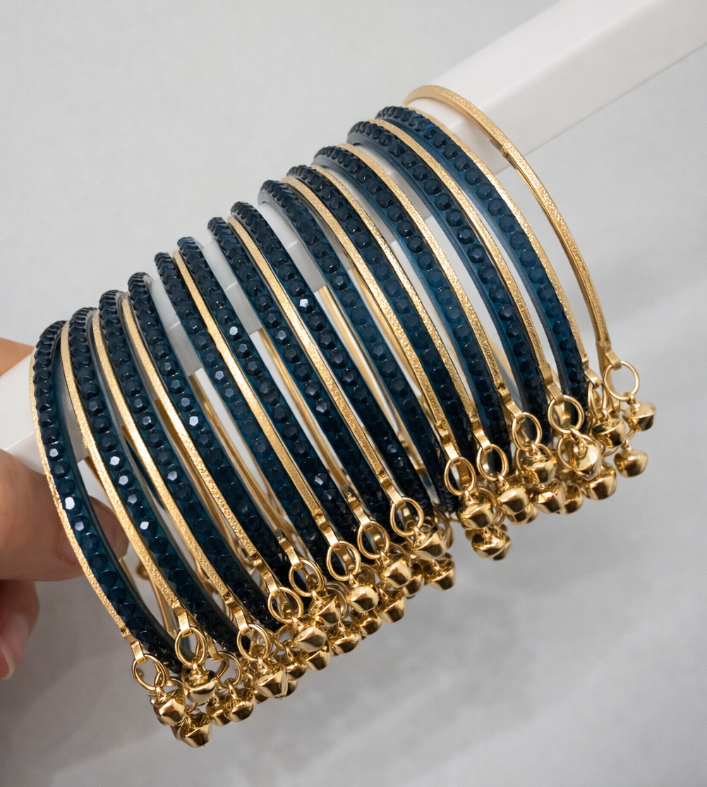 Sania Glass Bangle Set