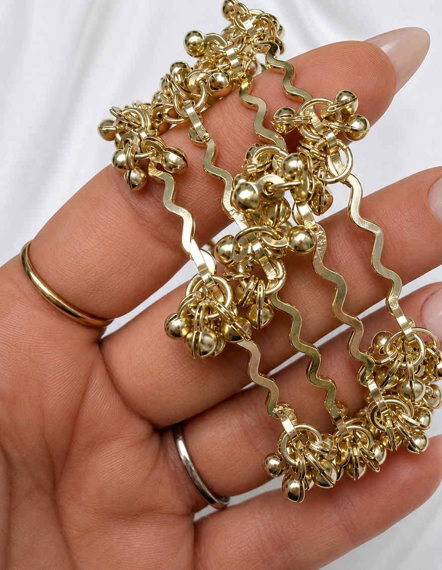 Zig Zag Style Kashmiri Bangle Set of 4 Bangles