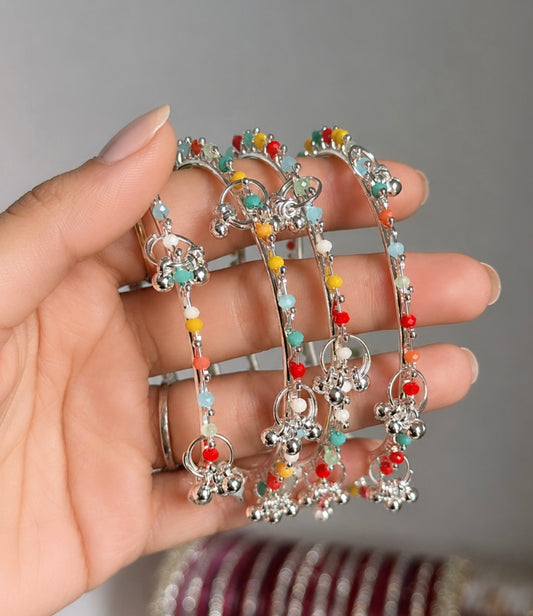 Akansha Multi Color Ghungroo Bangle Set of 4