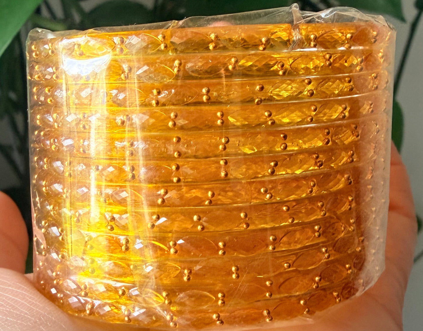 Sophia Glass Bangle Set