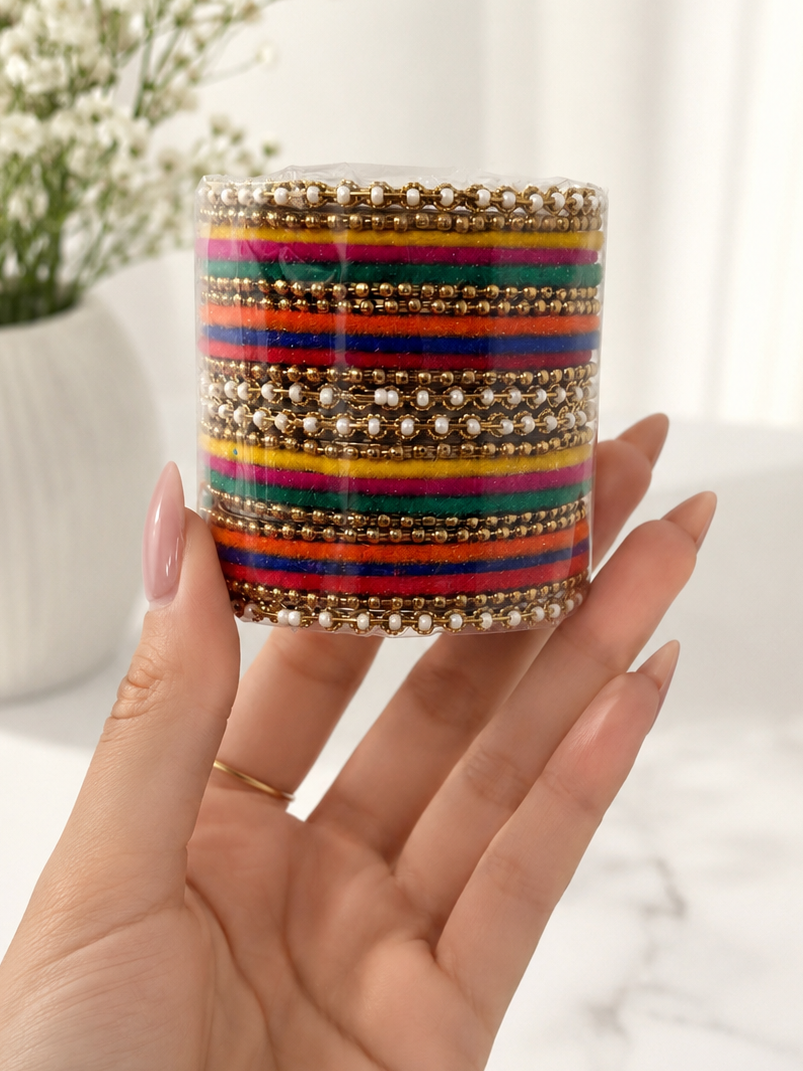 Kids Multi Color Bangle Set
