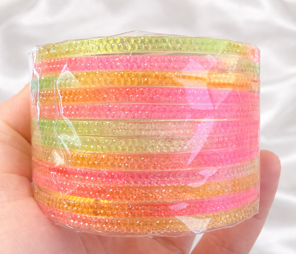Sophia Glass Bangle Set