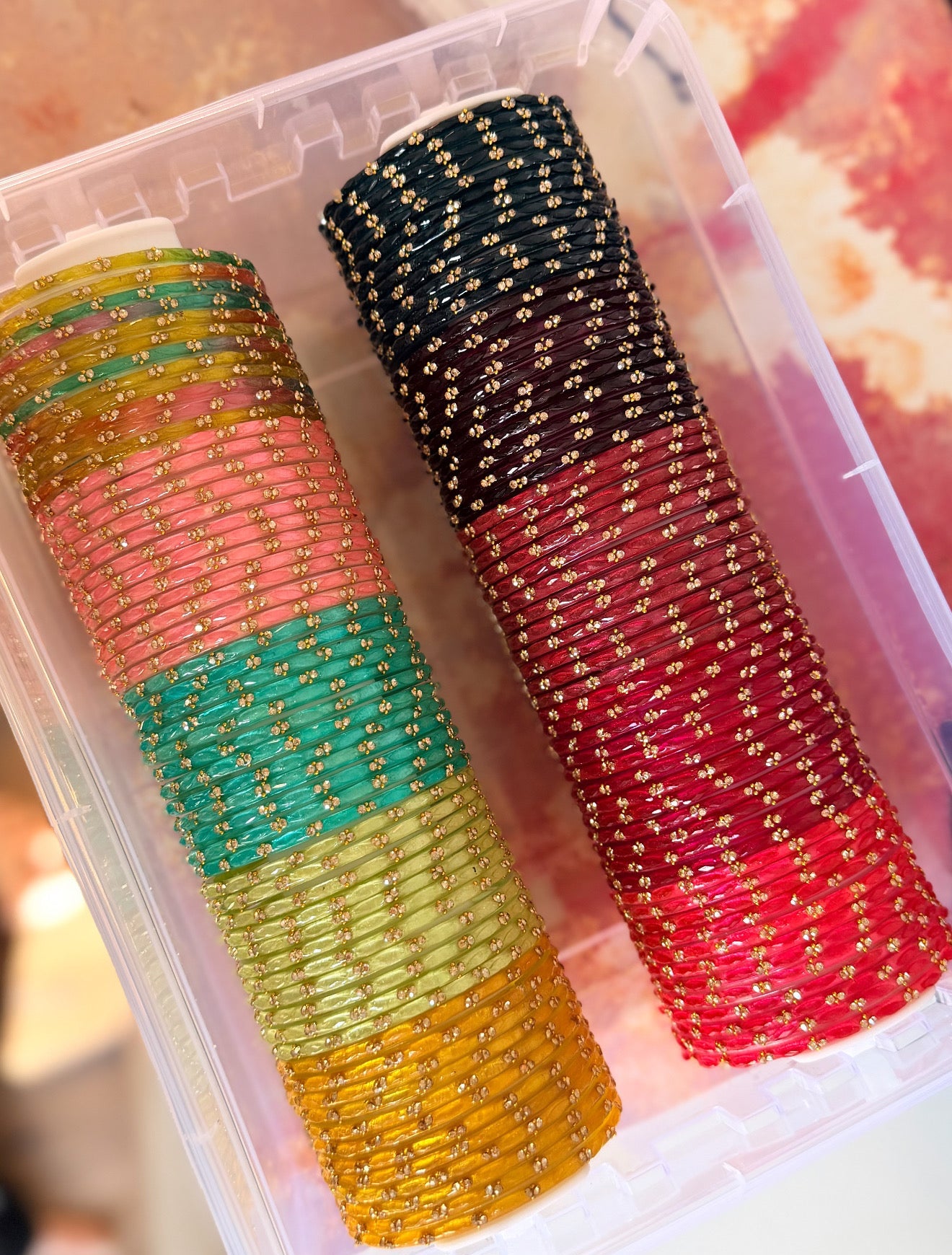 Simran Glass Bangle Box