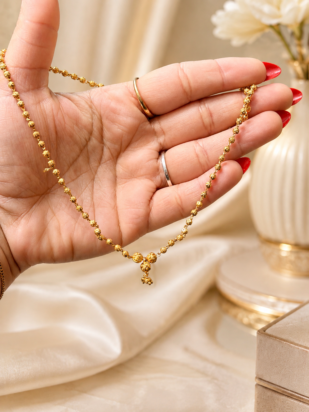 Shareen Gold Plated Chain Pendant