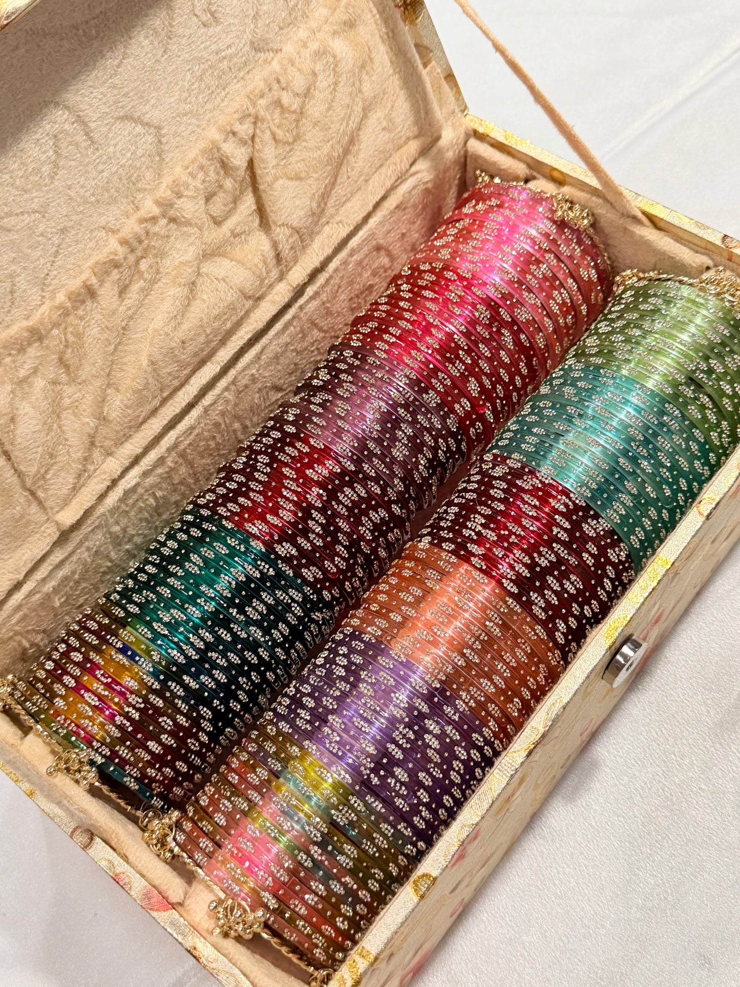 Zara Glass Bangle Box- Box is Included