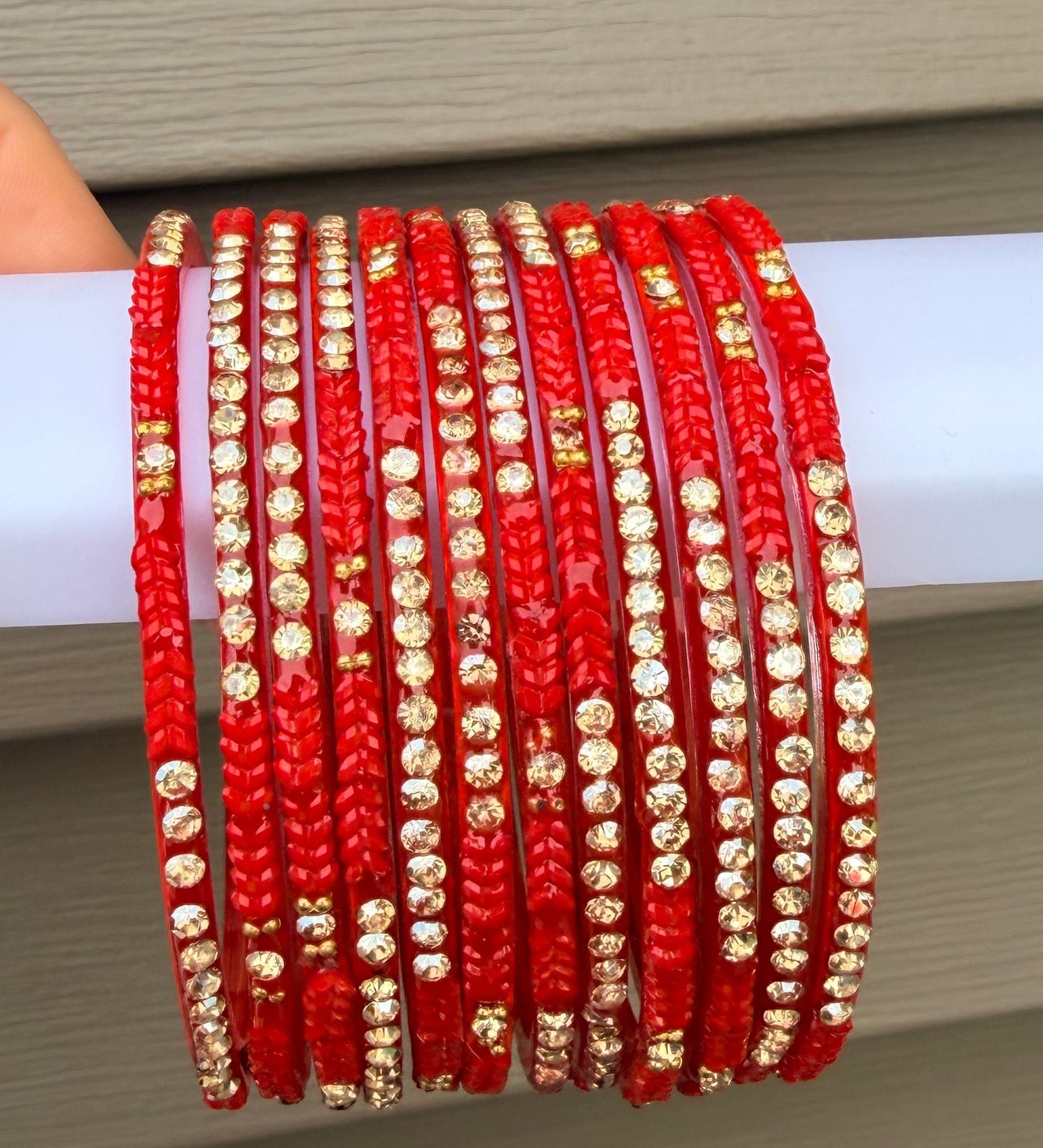Dil Glass Bangle Set