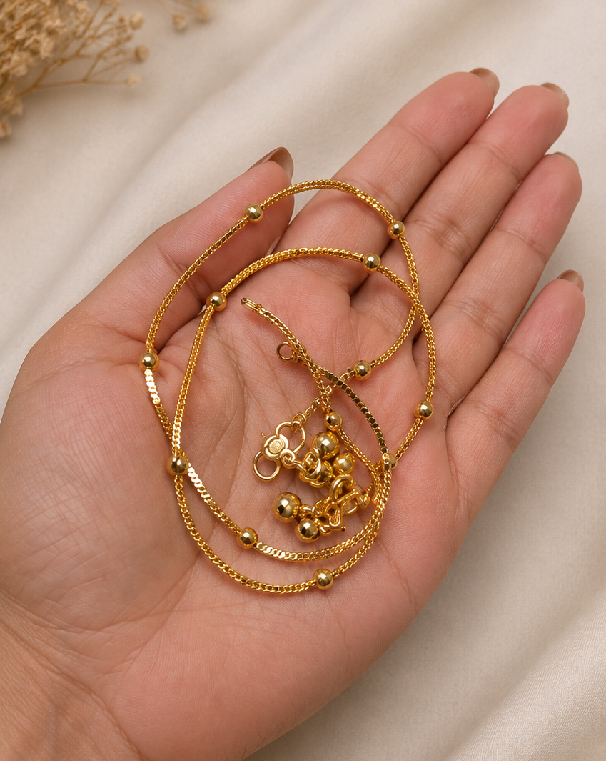 Premium Gold Plated Anklets
