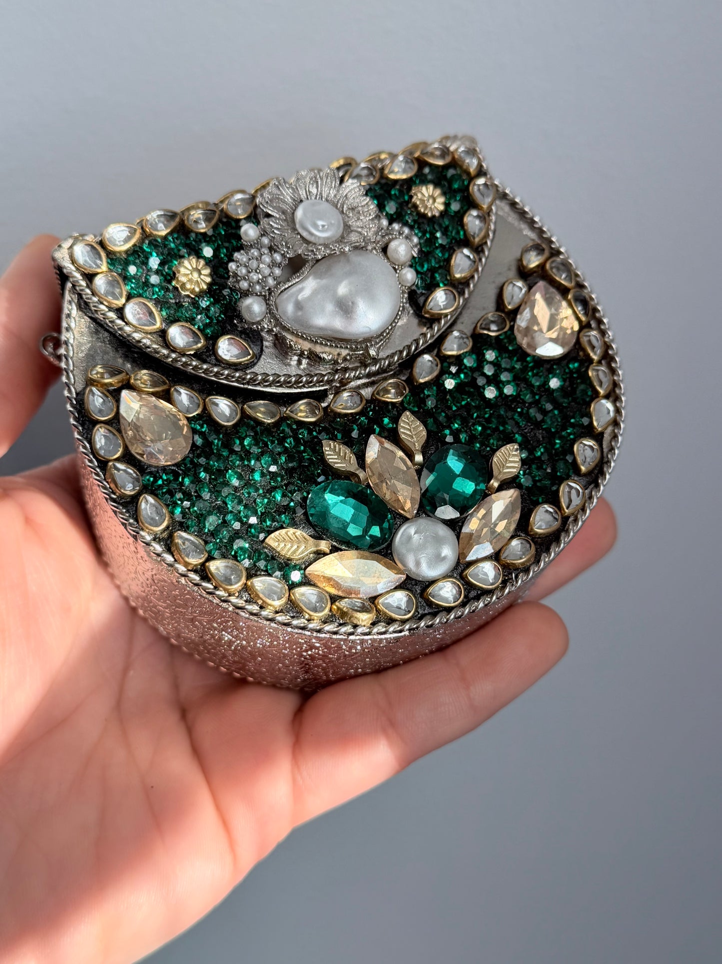 Mini Turkish Clutch With Detachable Chain