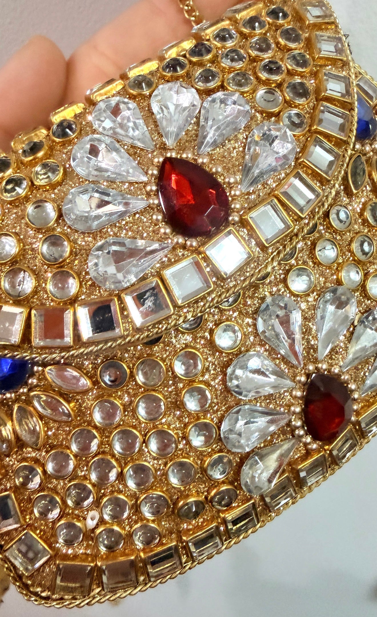 Nimrat Mini Kundan Clutch