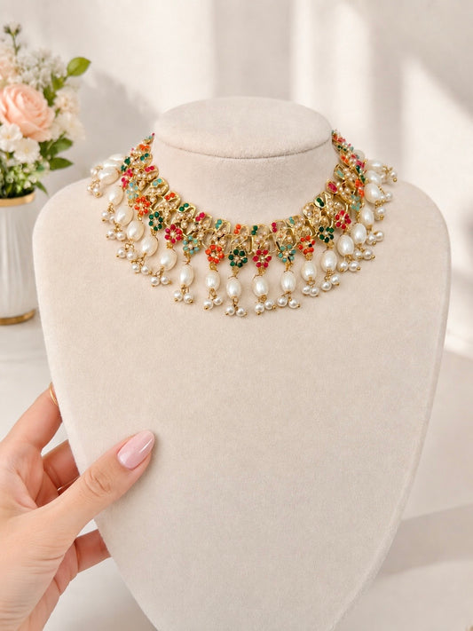 Afsana Premium Jadau Necklace Set