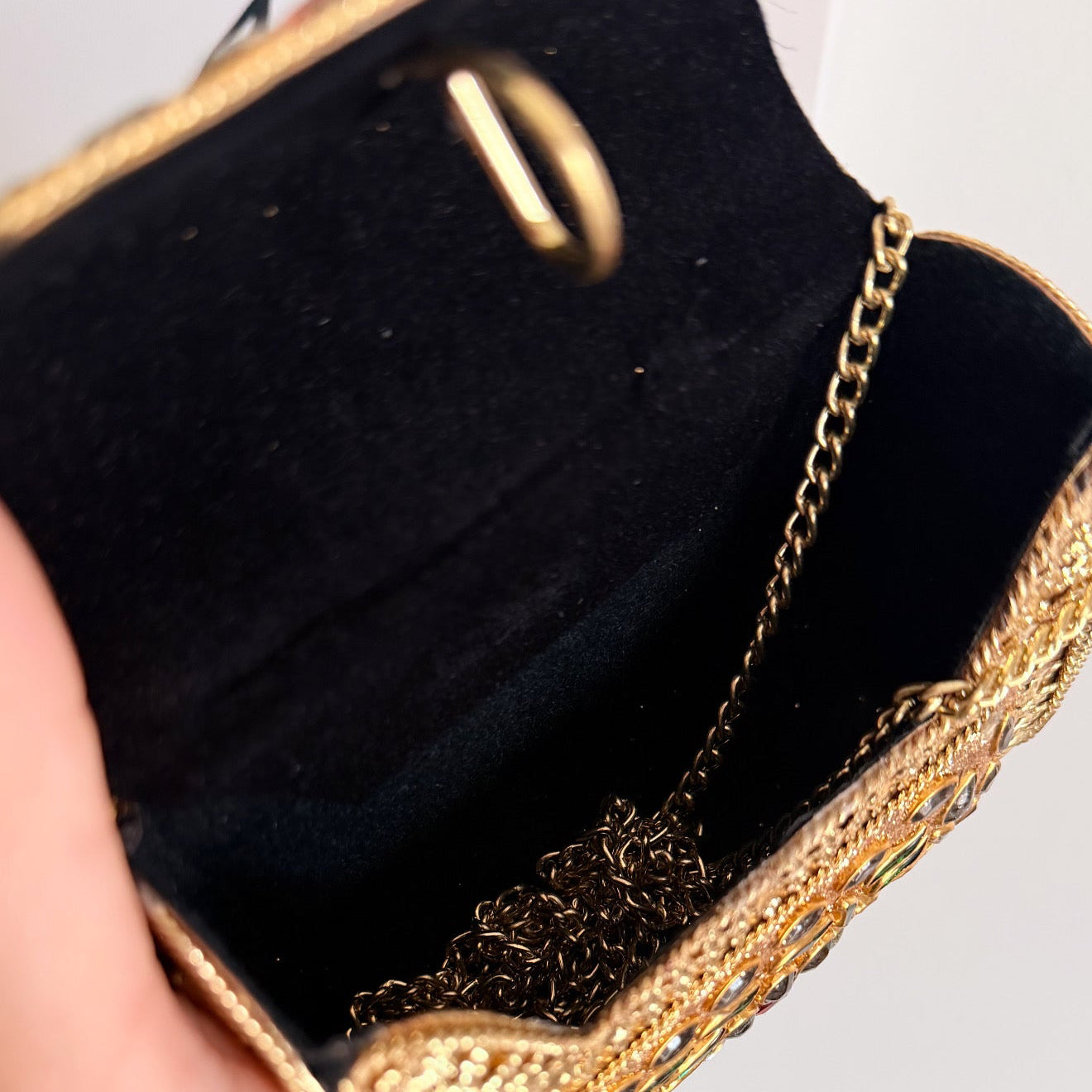 Naina Mini Kundan Clutch