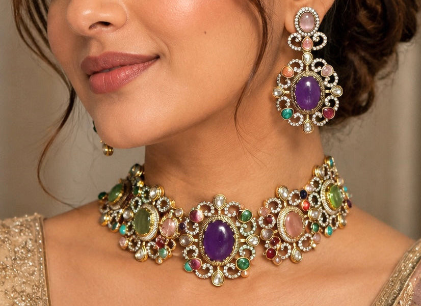 Nora Sabyasachi Inspired Choker Set