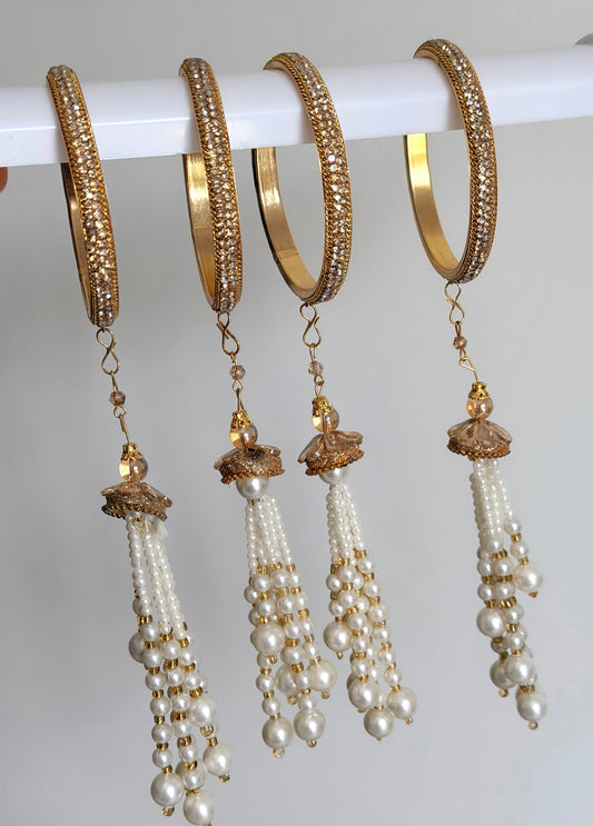 Sumaira Hanging Style Bangle Set (Set of four)