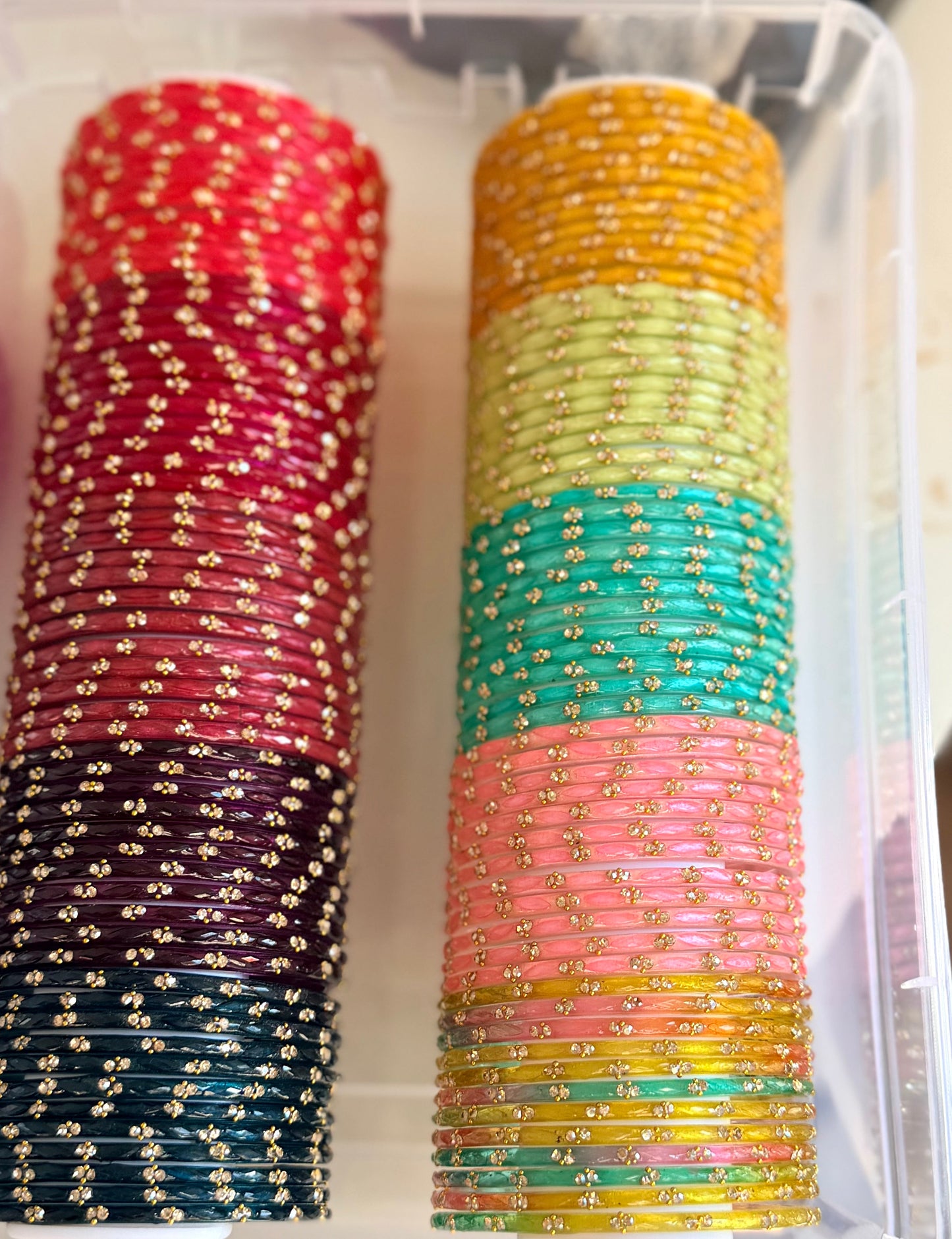 Simran Glass Bangle Box
