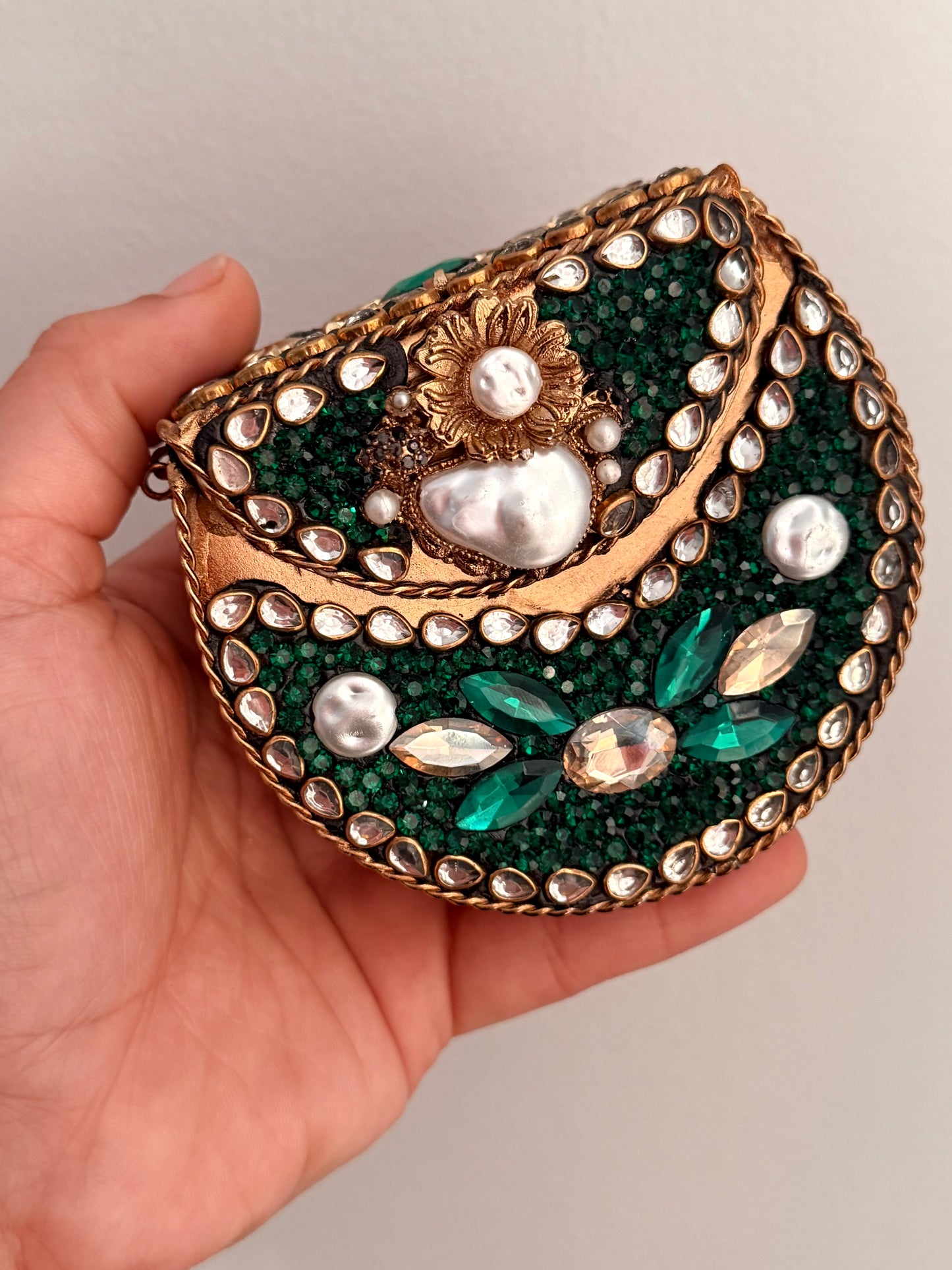 Mini Turkish Clutch With Detachable Chain