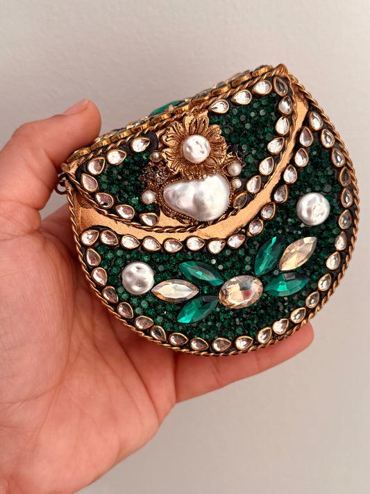 Mini Turkish Clutch With Detachable Chain