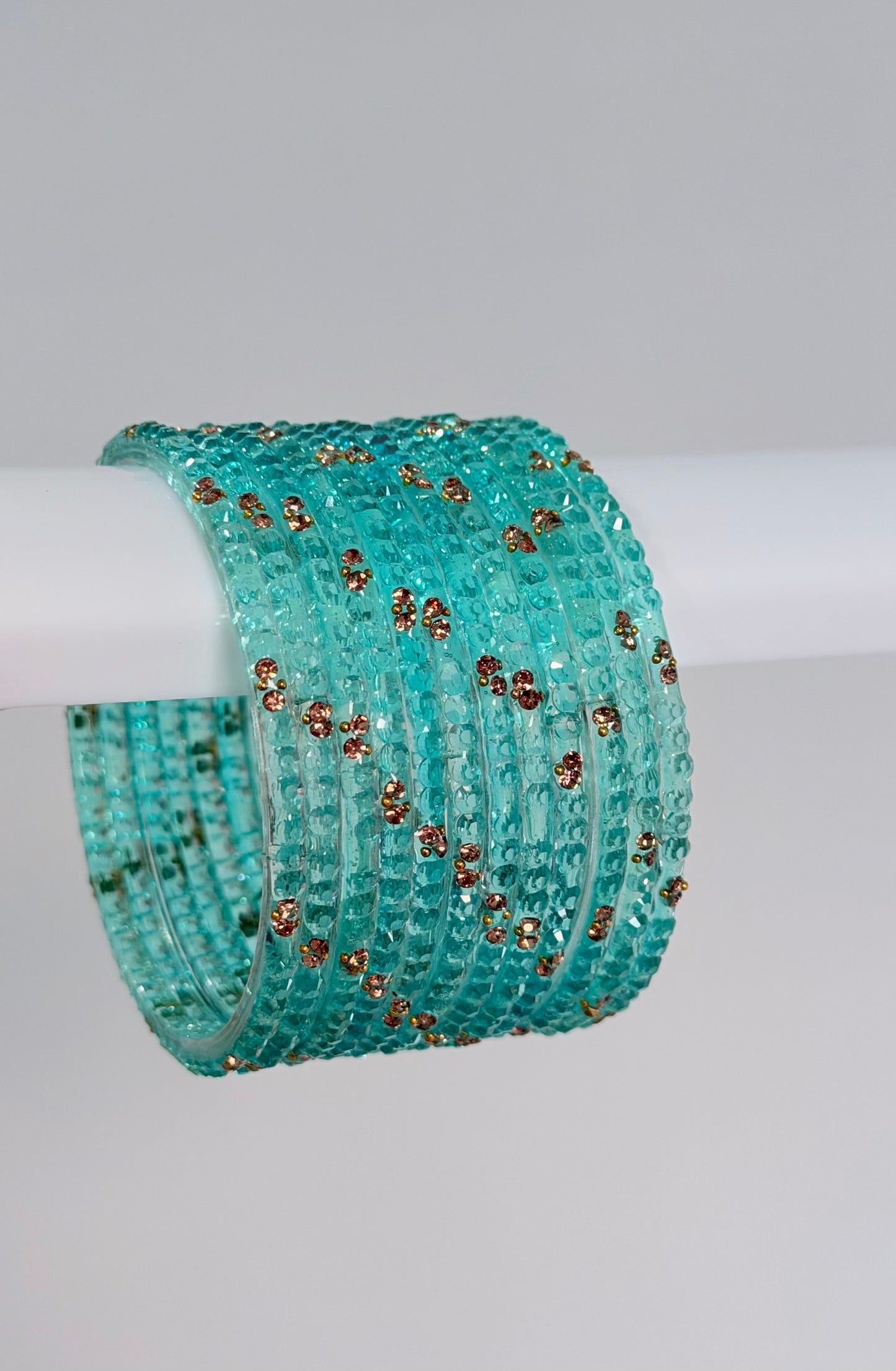 Sophia Glass Bangle Set