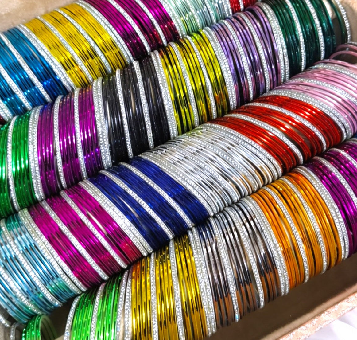 Shiv Metal Bangle Box-Box is Included