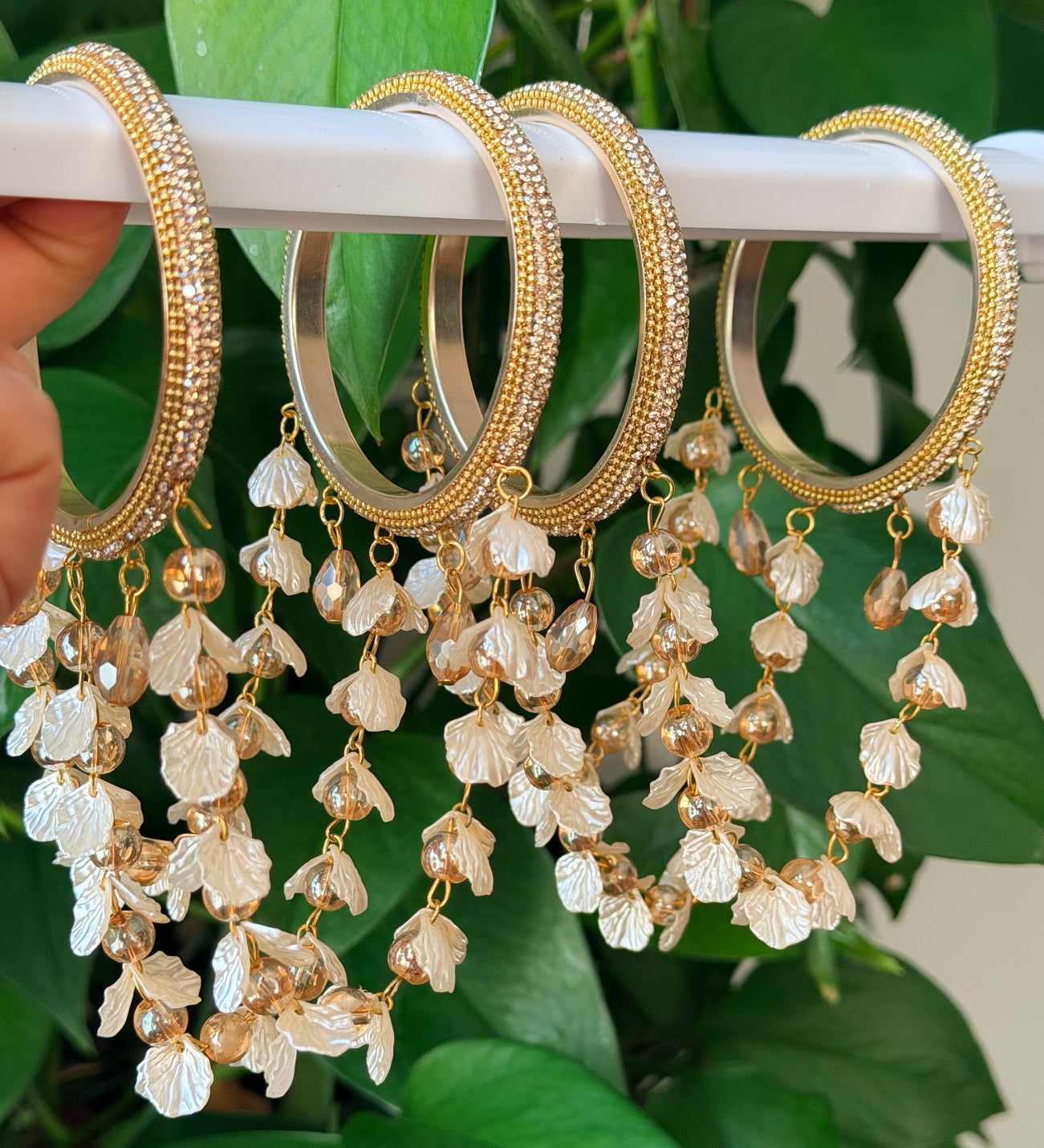 Sumaira Hanging Style Bangle Set (Set of Four)