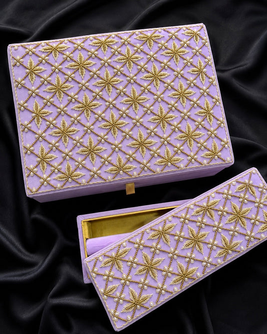 Zardozi Work Bangle Box