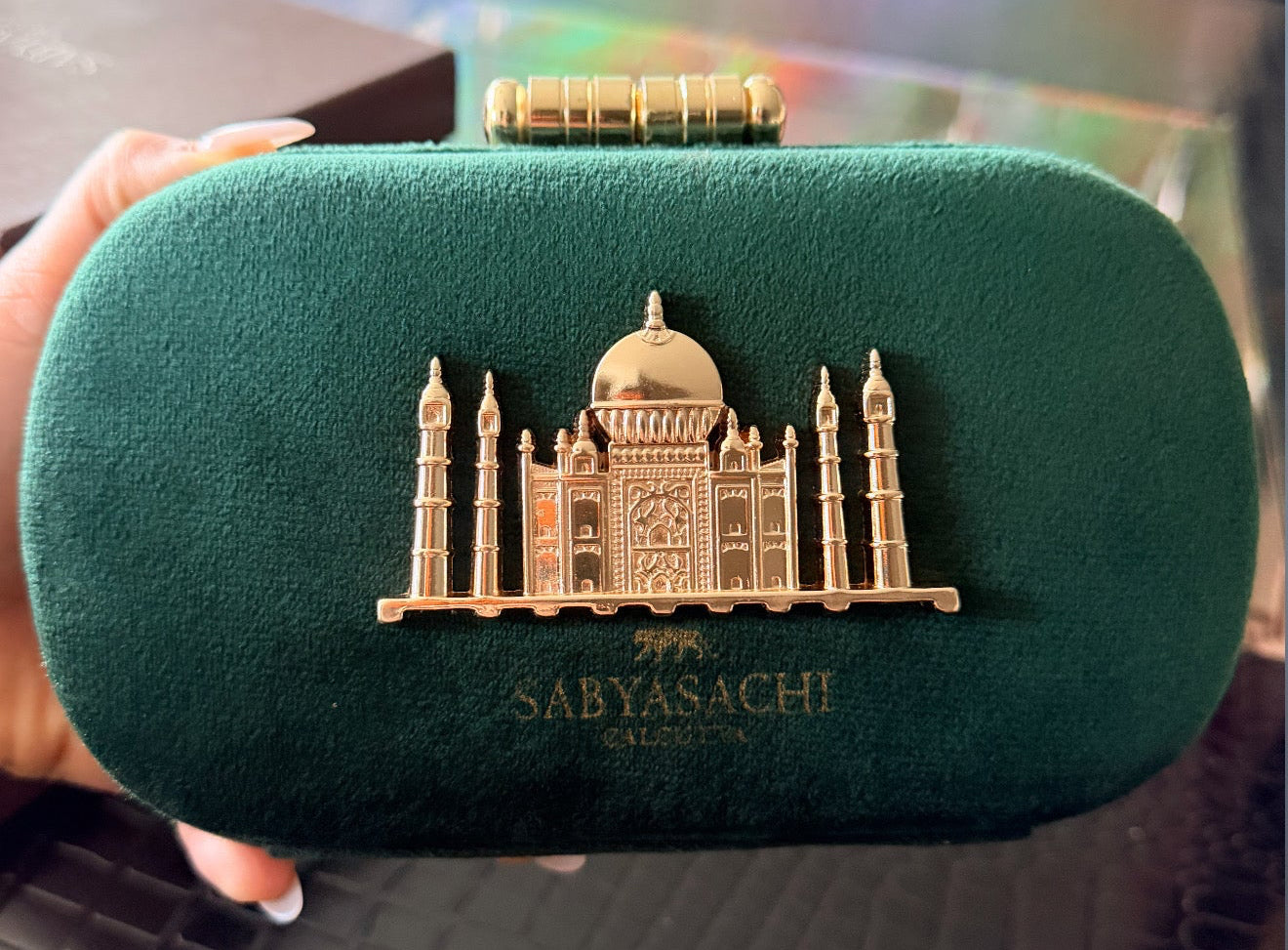 Sabya Premium Quality Taj Mahal Clutch-Back in Stock