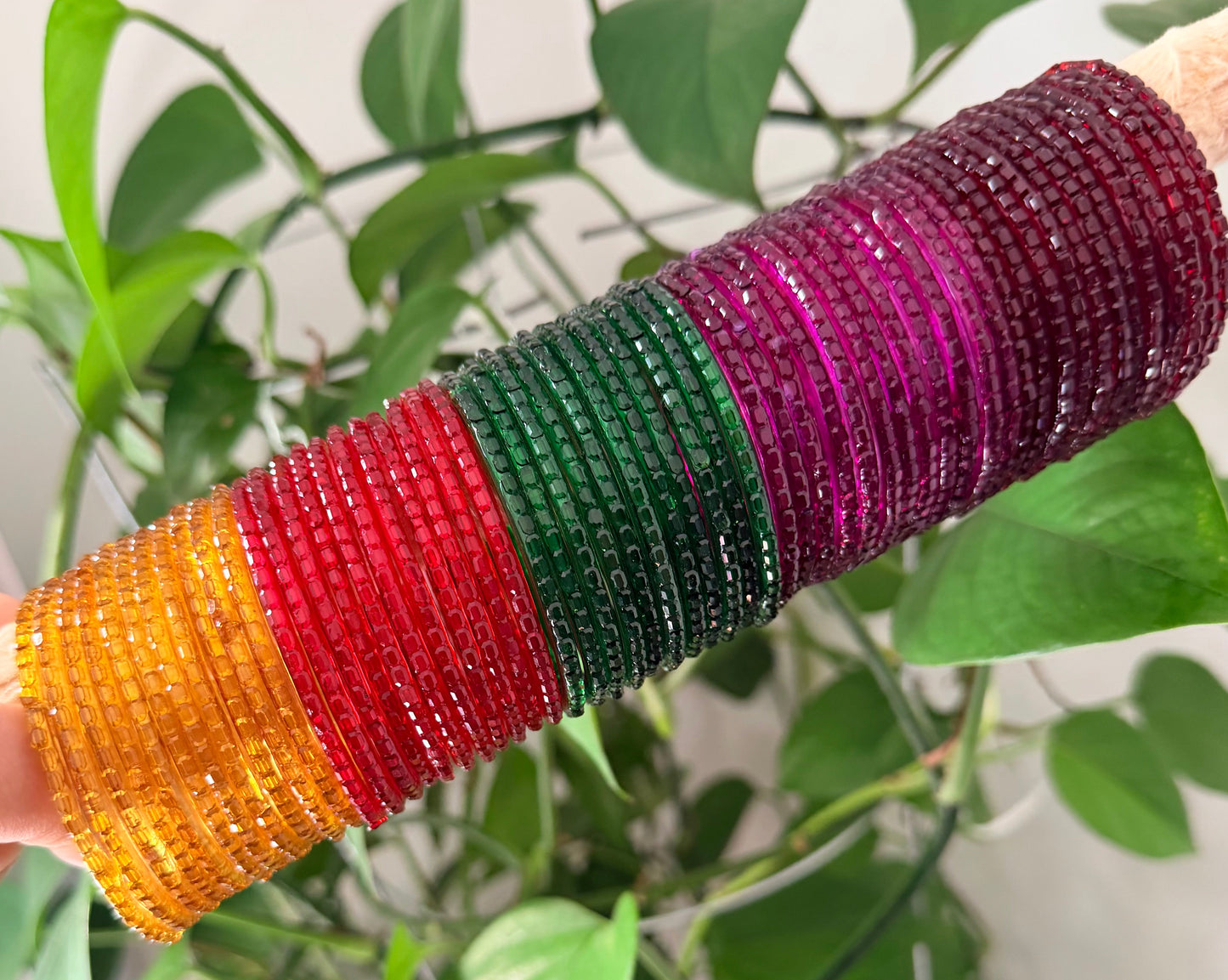 Noor Glass Bangle Set