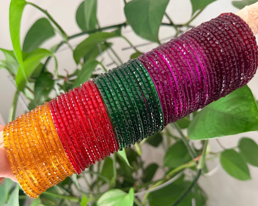 Noor Glass Bangle Set