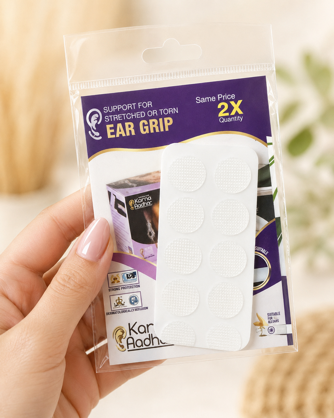 Invisible Ear Support Stickers For Sensitive Ears– 20 Pieces
