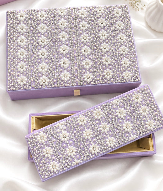 Zardozi Work Bangle Box
