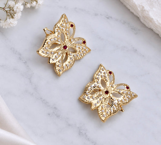 Sonia Punjabi Style Hair Clips-Pair of Two