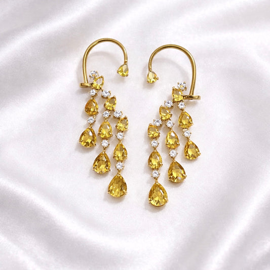 Kaira Dangling American Dimond Earrings