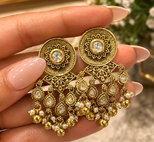 Ankita Gold Plated Premium Studs