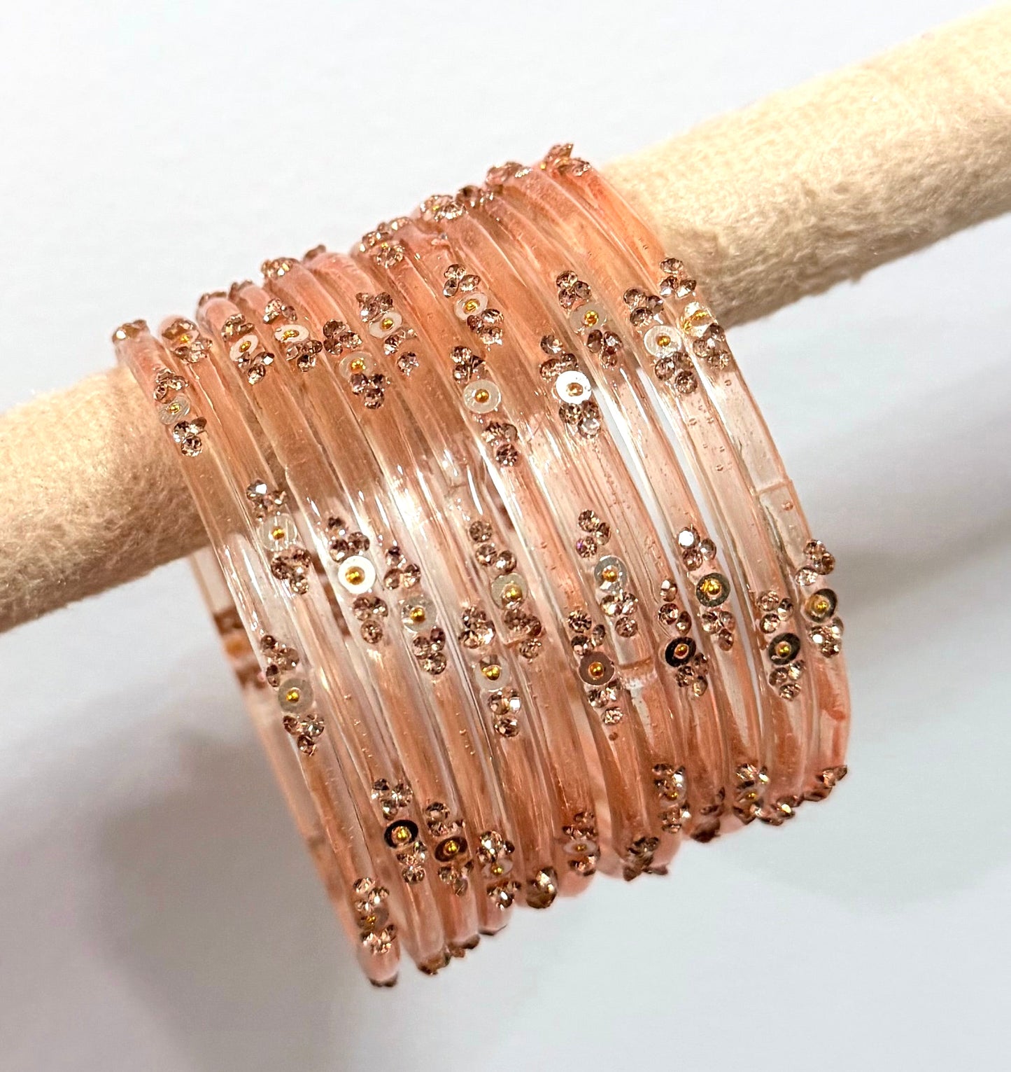 Sophia Glass Bangle Set