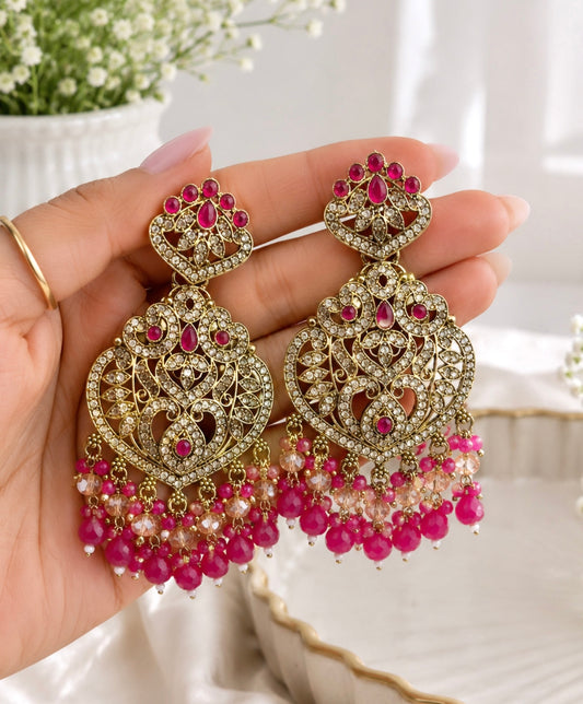 Polki Style Earrings