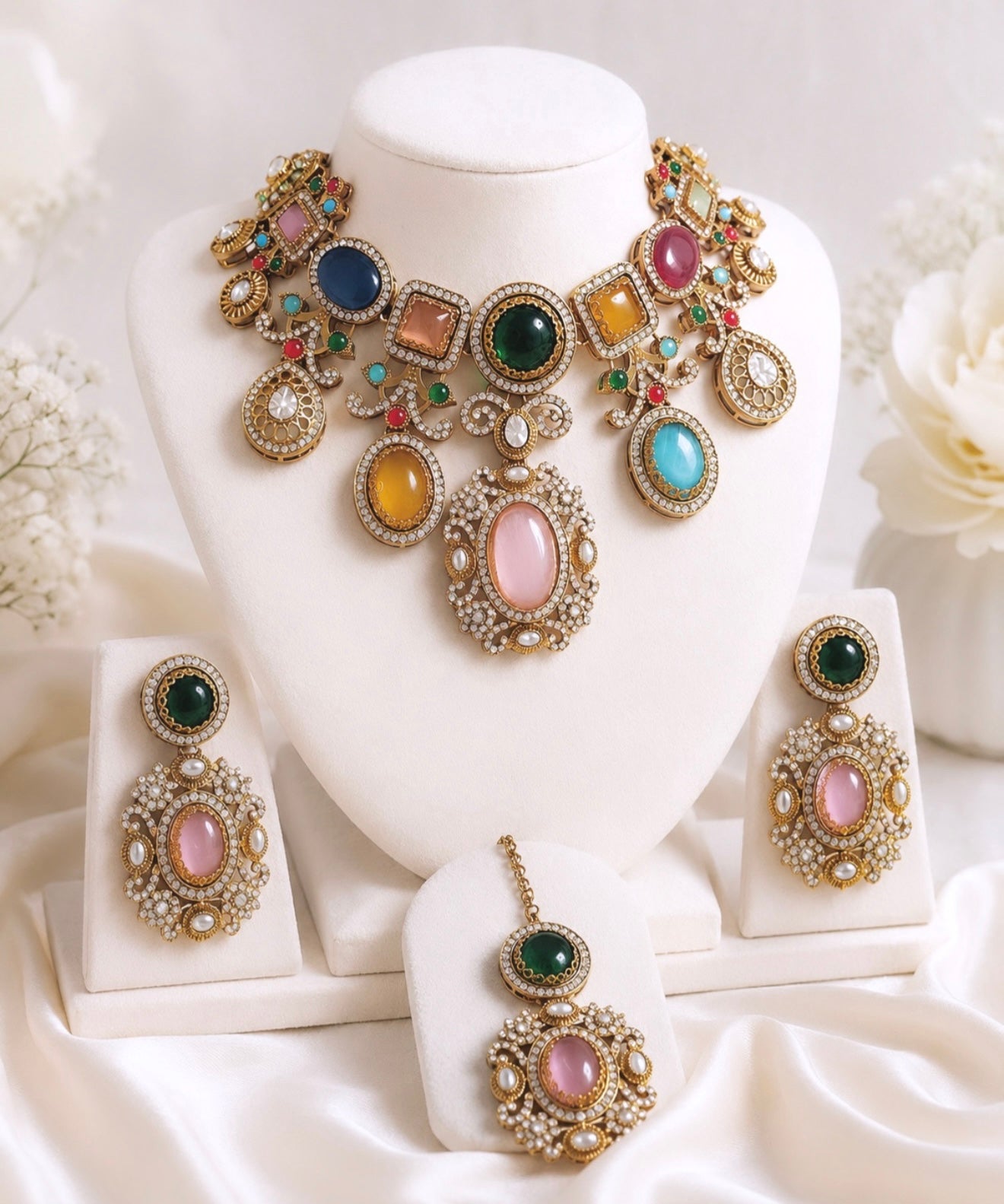 Irim Sabya Inspired Necklace Set