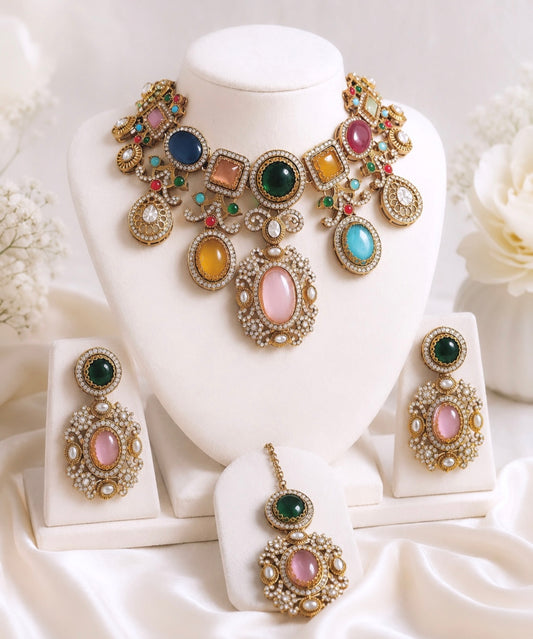 Irim Sabya Inspired Necklace Set