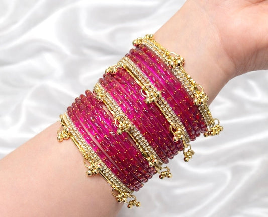 Sana Glass Bangle Set